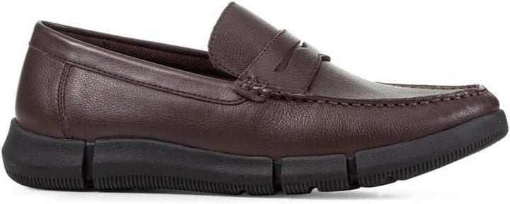 Geox Herren U Adacter M Wide Moccasin, 42 EU Dk Brown