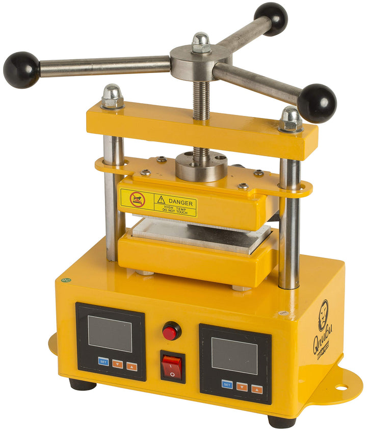 Qnubu Bolt Manuell 1 Tonnen (Platte 6 x 12 cm) Presse Rosin 1 Tonne Gelb