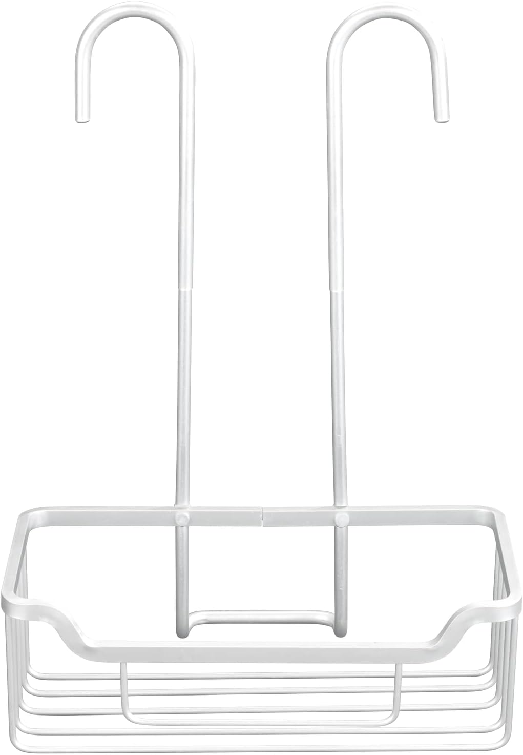 WENKO Thermostat-Dusch-Caddy Milo, Duschregal zum Hängen an die Armatur, Ablage aus Aluminium (rostf