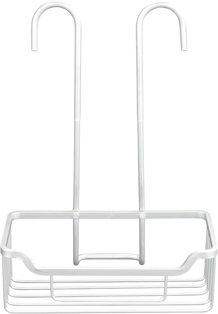 WENKO Thermostat-Dusch-Caddy Milo, Duschregal zum Hängen an die Armatur, Ablage aus Aluminium (rostf