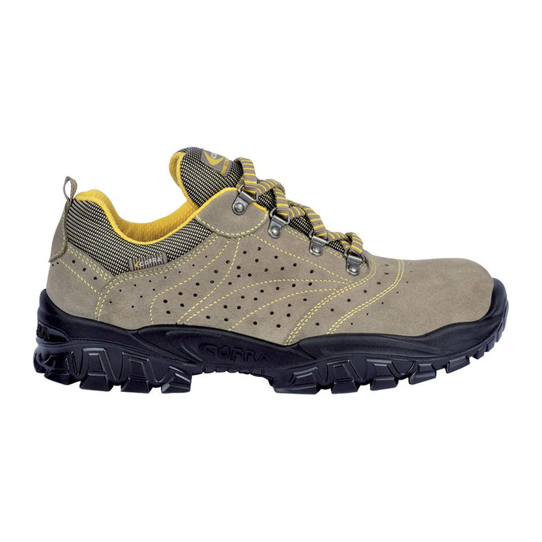 Cofra NT290-000.W41 NEW NILO S1 SRC Sicherheitsschuhe, Beige/Gelb, Grösse 41 41 EU, 41 EU