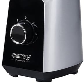 CAMRY CR 4077 Standmixer mit 1,5l Glasbehälter, Smoothie Maker, Hochleistungsmixer, Mahlung, Eis-Zer
