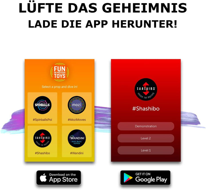 SHASHIBO Formwechsel-Box – Preisgekrönter, patentierter Zappelwürfel mit 36 Seltenerdmagneten – läss
