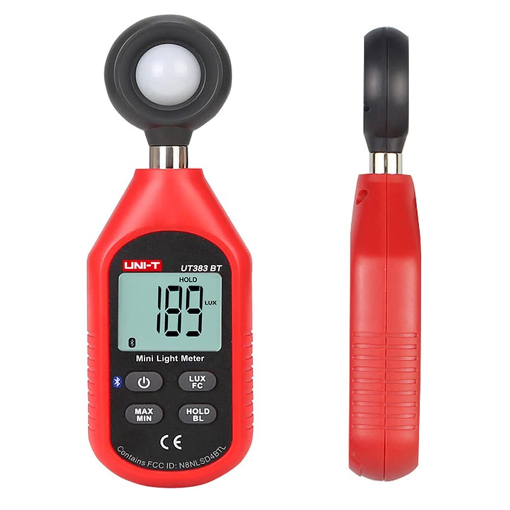 Aukson Q77C Digital Lux Lichtmesser mit LCD Bildschirm für Labor Büro UT383BT Bluetooth