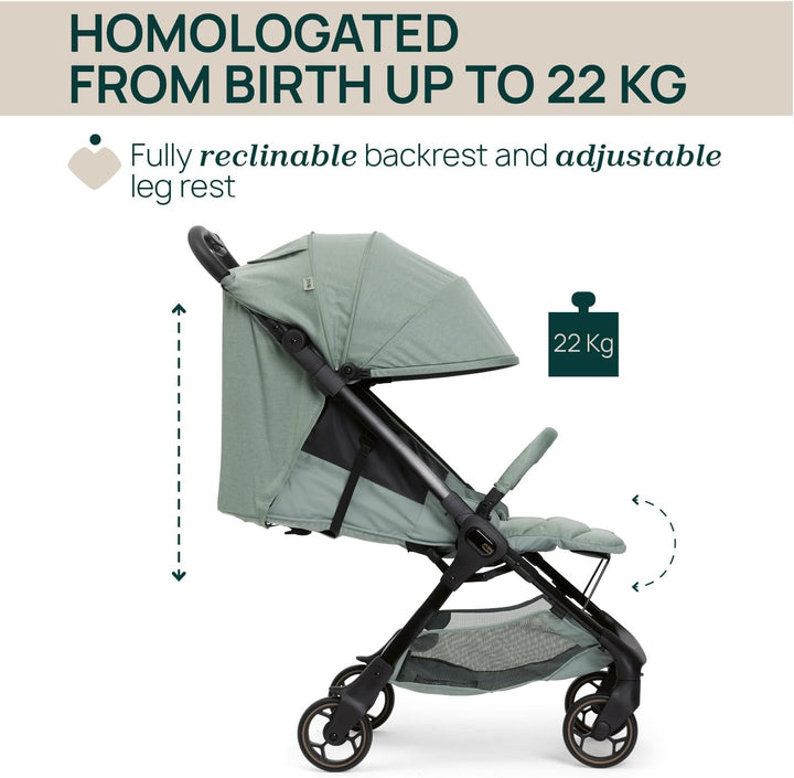 Chicco WE 2 Kinderwagen, leichter, faltbar, von 0 Monaten bis 22 kg, Reise-Kinderwagen, leichter Flu
