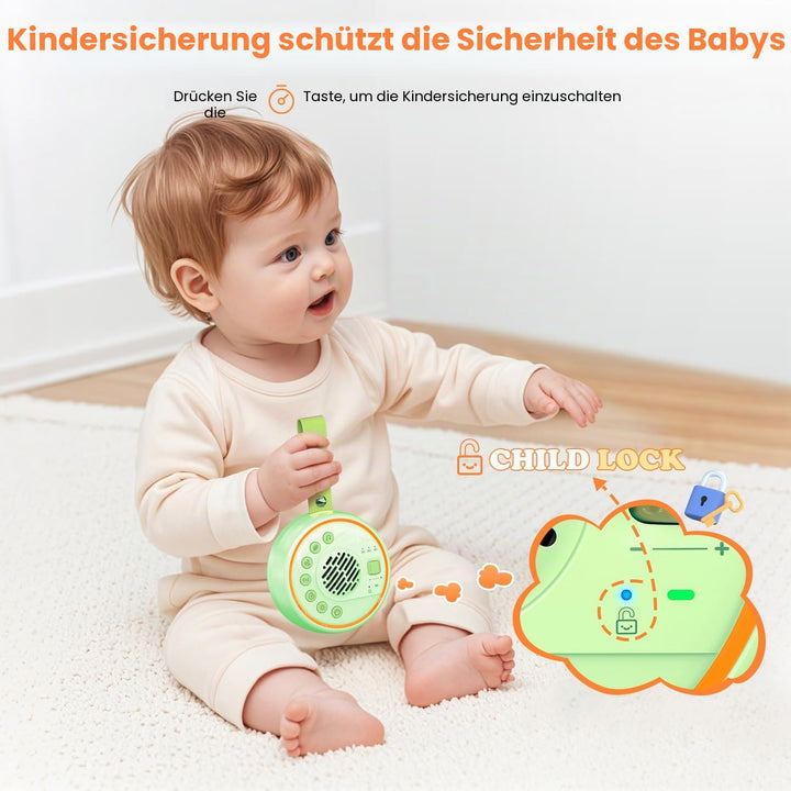 Lemnoi White Noise Machine Tragbare Einschlafhilfe Babys Geräuschmaschine weisses rauschen mit 22 be
