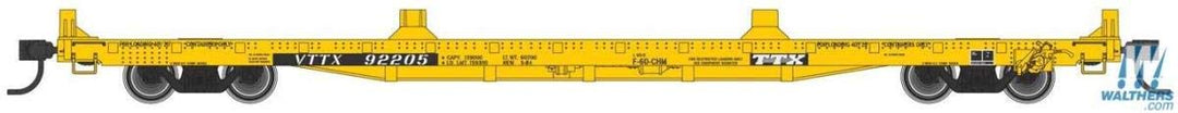 Walthers Spur H0 60' Pullman-Standard Flatcar Trailer Train VTTX