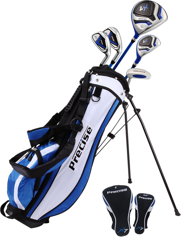 PreciseGolf Co. Precise X7 Junior Complete Golf Club Set for Children Kids - 3 Age Groups Boys & Gir