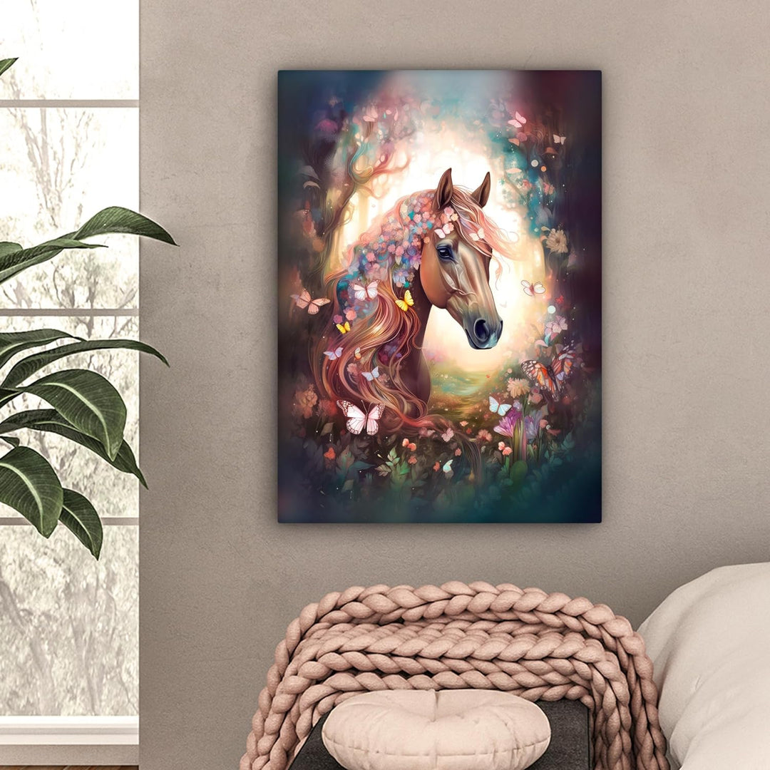 MuchoWow© Leinwände 60x80 cm Wall Decoration Bilder Kinderzimmer Mädchen Pictures Canvas Painting Wa