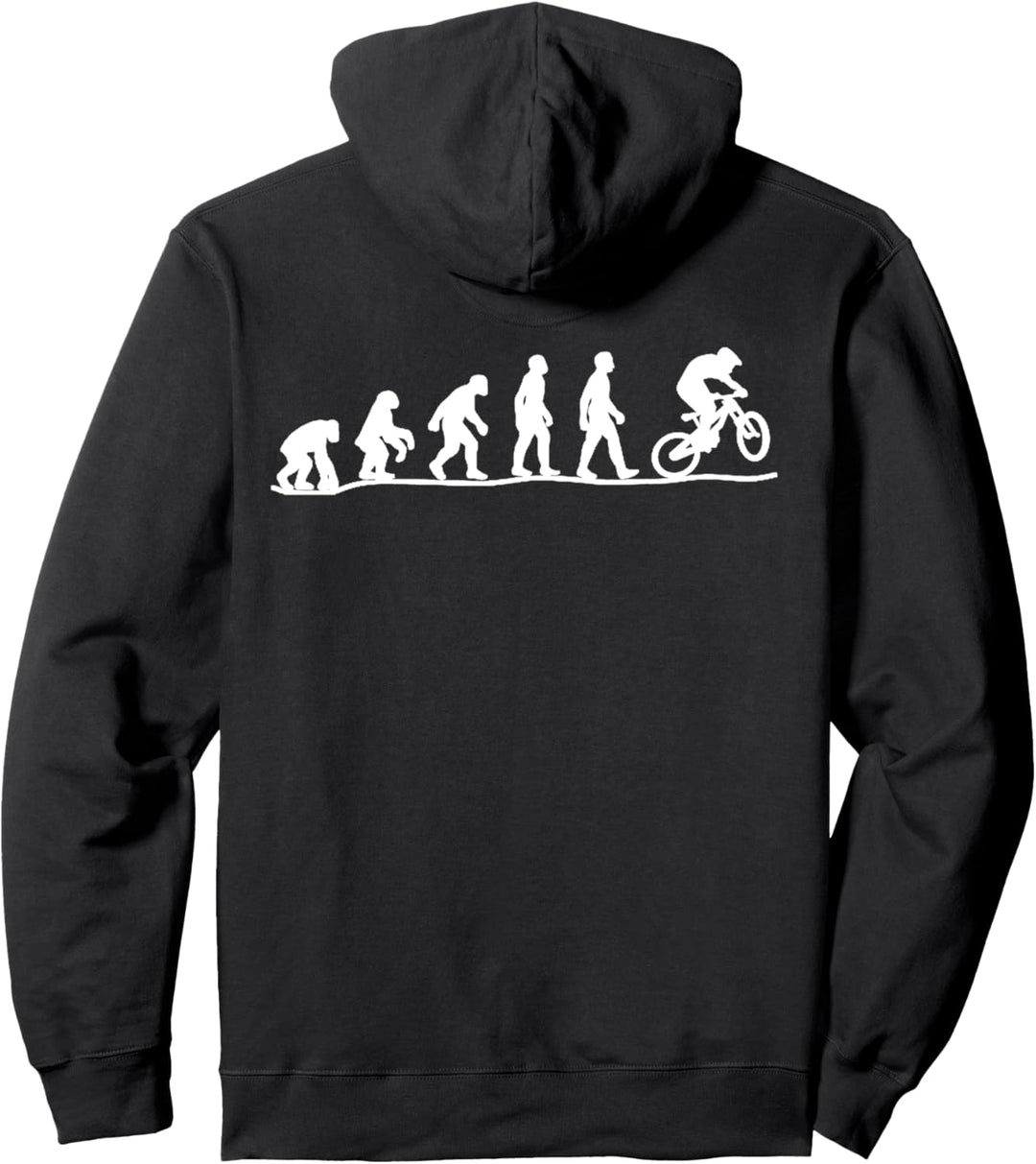 Evolution Downhill Mountain Bike MTB Mountain Biking Pullover Hoodie