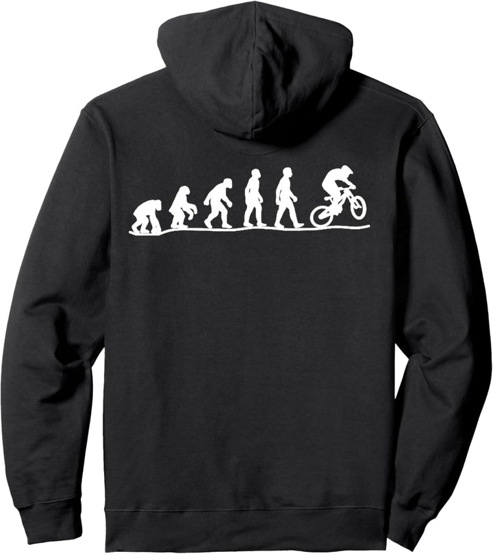 Evolution Downhill Mountain Bike MTB Mountain Biking Pullover Hoodie