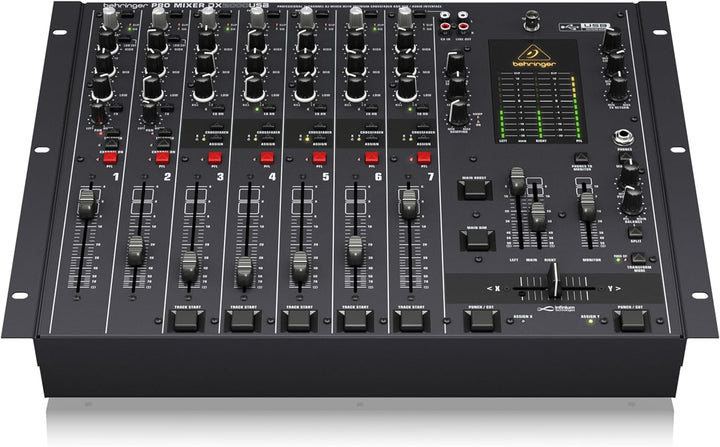 Behringer PRO MIXER DX2000USB Professioneller 7-Kanal-DJ-Mixer mit INFINIUM „kontaktfreiem“ VCA-Cros