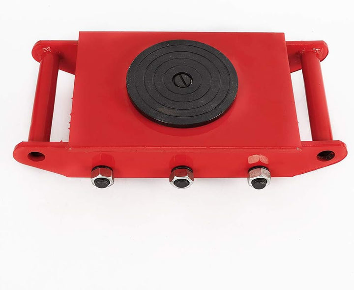 Panzerrollen,Transportfahrwerk,Industrieroller mit 4 PU-Richtungsräder Roller Drehplatte Möbeltransp