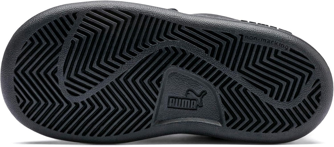 Puma Smash CV V Unisex-Kinder Sneakers 21 EU Puma Black Puma Black, 21 EU Puma Black Puma Black