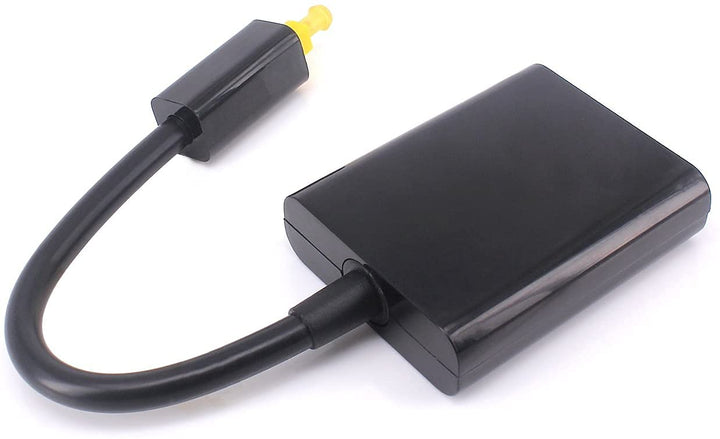 Toslink Digitaler optischer Audio-Splitter-Adapter, 1 in 2 Out, Glasfaser-Splitter, Switch Selector