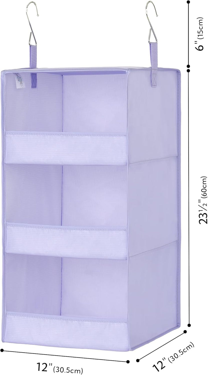 GRANNY SAYS Hängeaufbewahrung Organizer mit 3 Fächern, 1 Stück Hängeregal Schrank Organizer, Kleider