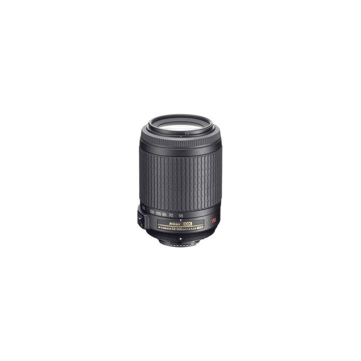 Nikon AF-S DX Zoom-Nikkor 55-200mm 1:4-5,6 G IF-ED VR Objektiv (52mm Filtergewinde, bildstab.) schwa