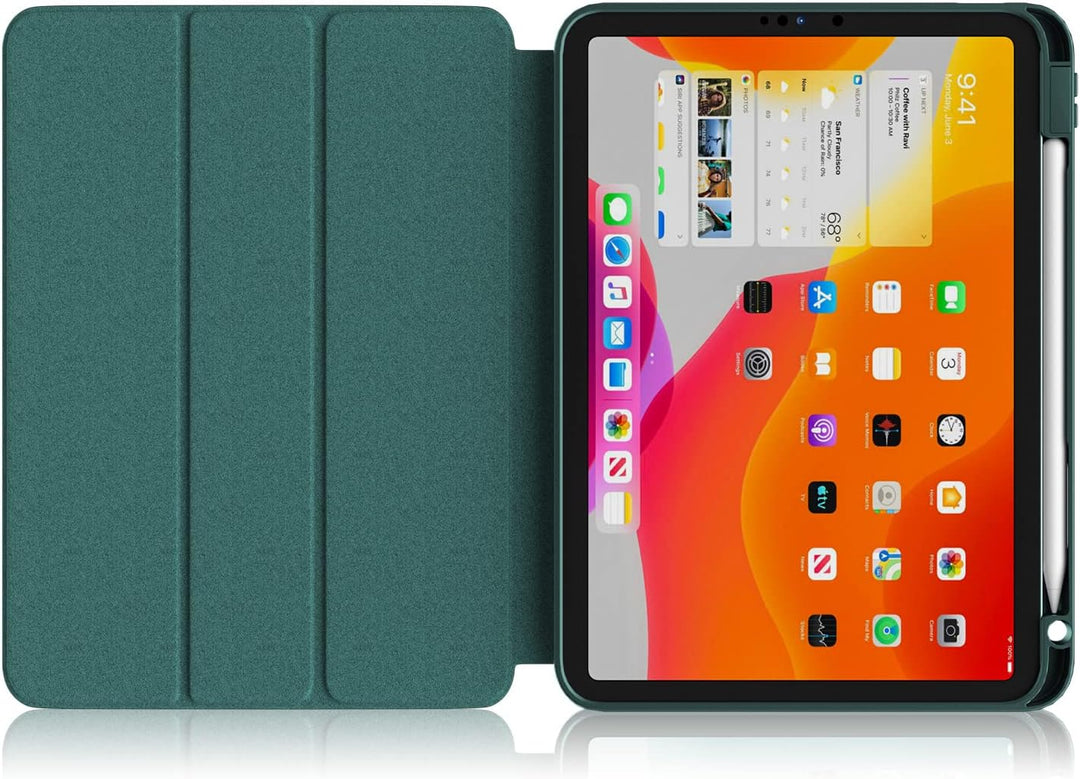 DINGGUAGUA Hülle für iPad 10 Generation 10.9 Zoll 2022 A2757/A2777,Hülle Abnehmbares Transparentes m
