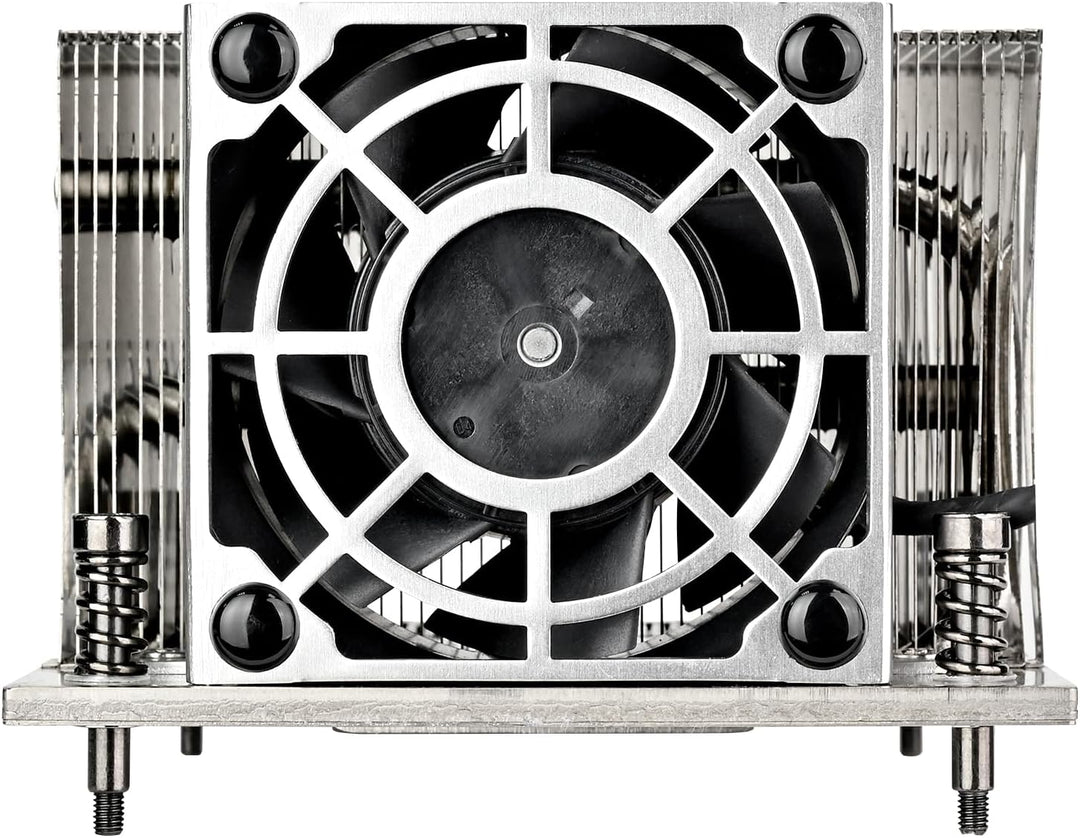 SilverStone Technology XE02-1700S, 2-HE-SFF-Server/Workstation-CPU-Kühler für Sockel Intel LGA1700,