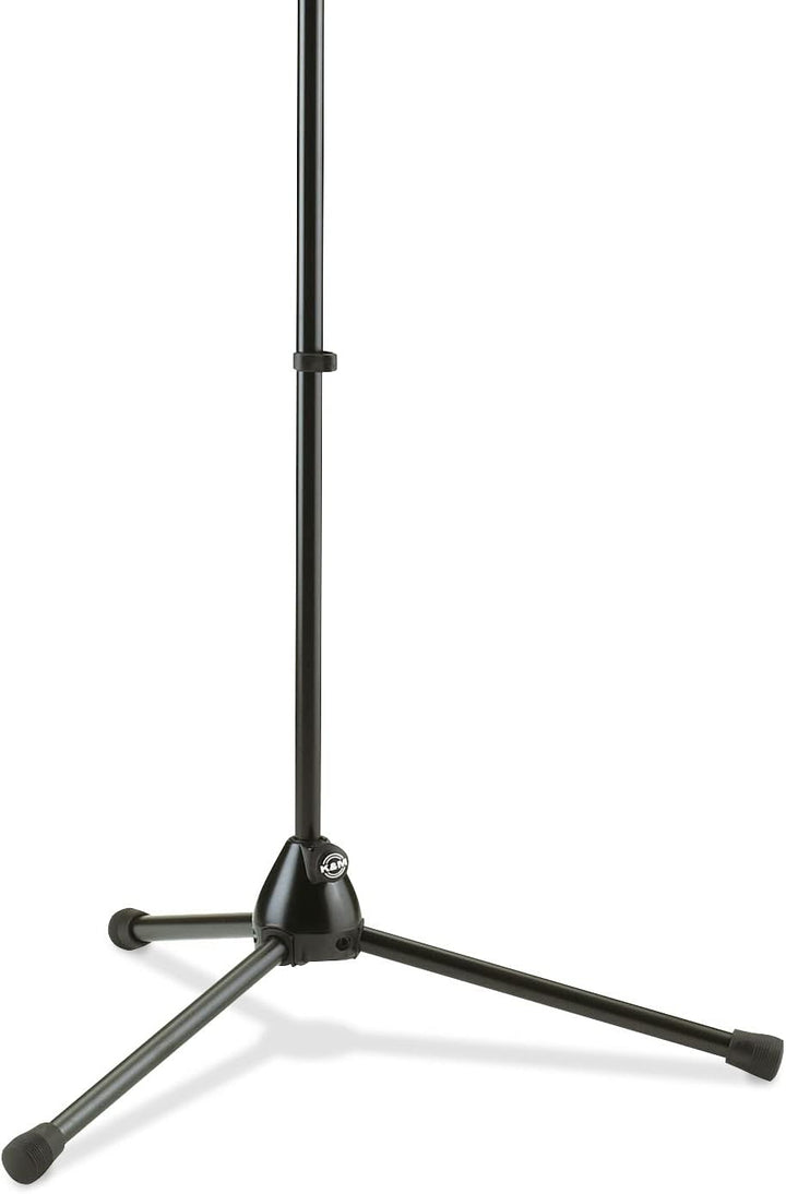 K&M 201A/2 Mikrofonstativ Schwarz – Solostativ mit grossem Fusskreis - 90 – 160,5 cm ausziehbar, 3/8