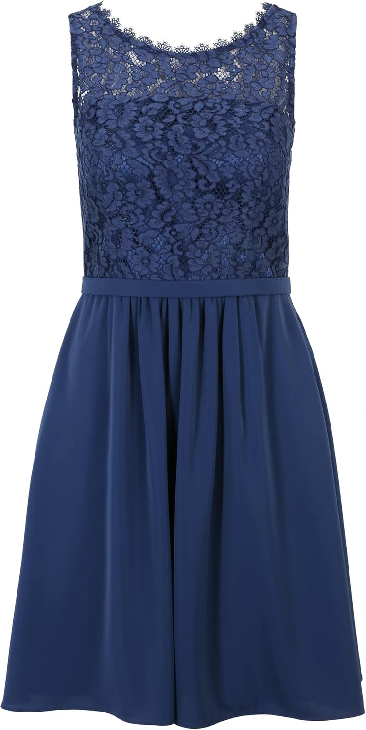 Vera Mont Damen Kleid 42 Festival Blue, 42 Festival Blue