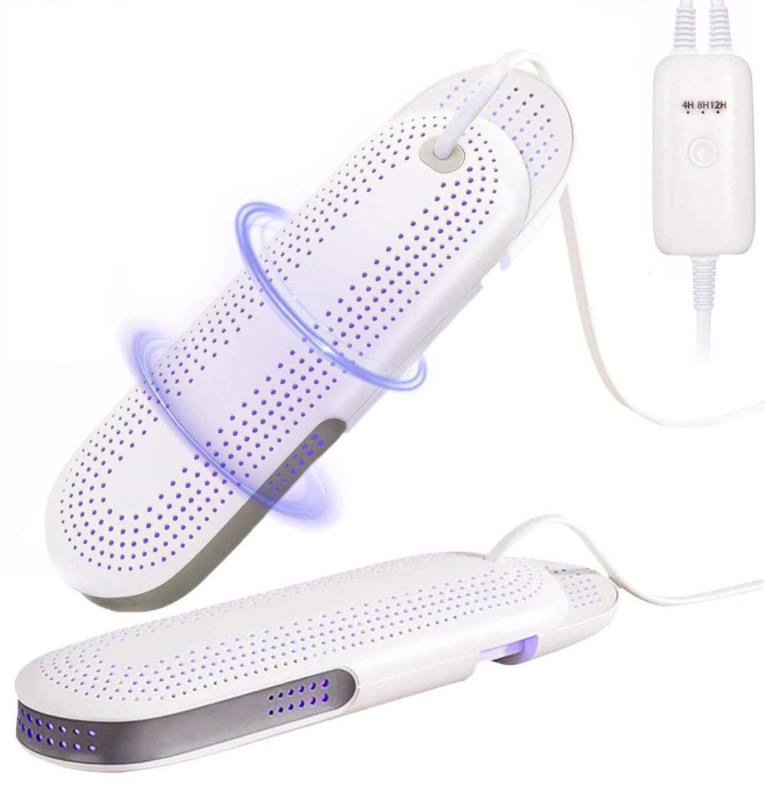 Schuhtrockner Elektrisch, Stiefeltrockner, Schuh-und Stiefelwärmer mit Auto Ausschalten Timer, Schuh