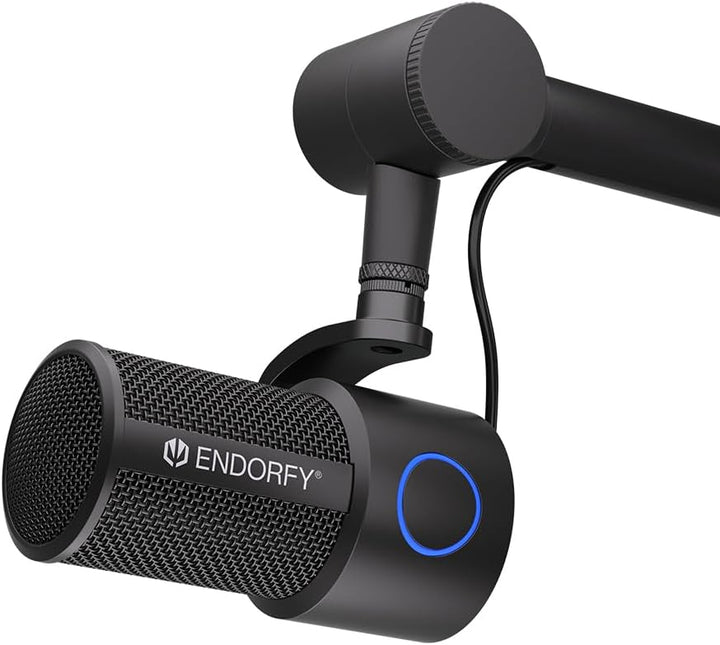 ENDORFY Solum Studio, Studio Quality high-Resolution Recording, tap-to-Mute with Ring LED Indicator,