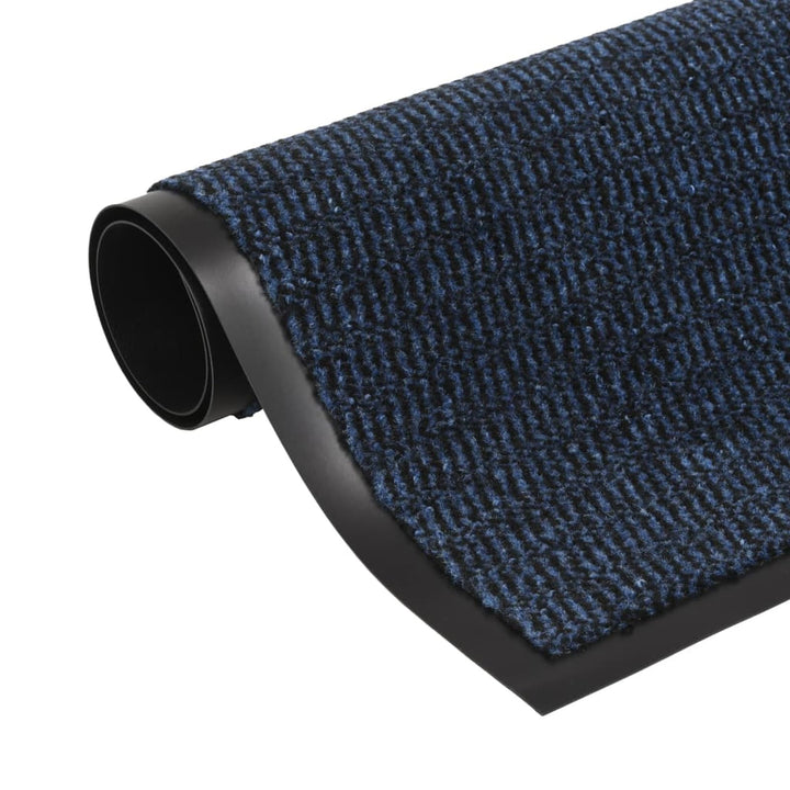 Staubschutzmatte rechteckig getuftet 80x120cm blau
