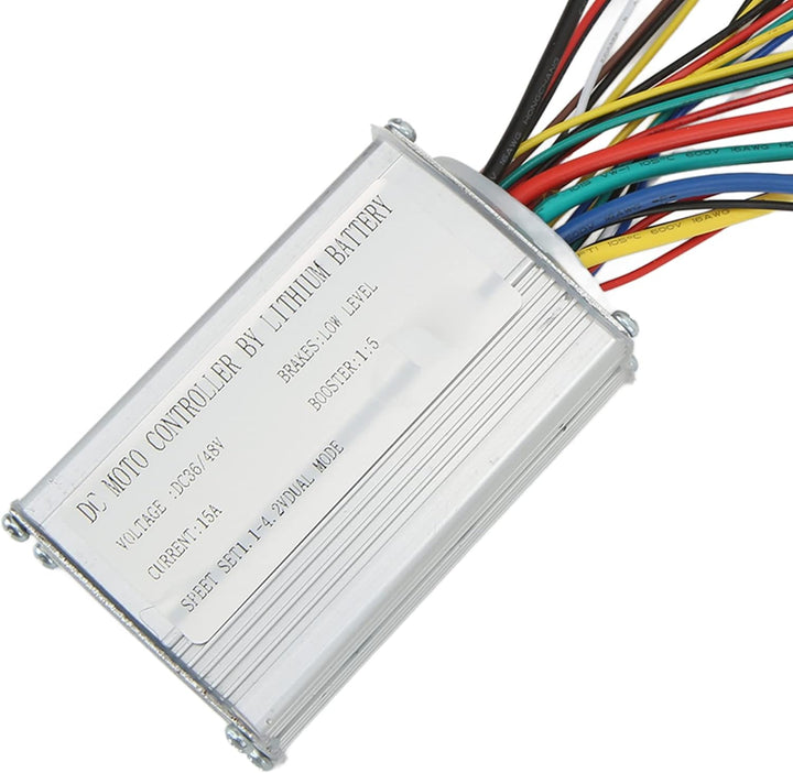 VGEBY Elektrofahrrad-Controller-Kit, Elektrofahrrad-Motorsteuerung 15A Gemeinsamer Controller 36V 48