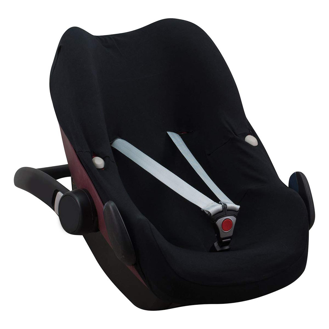 JYOKO KIDS Baumwollbezug für Autositz kompatibel mit Pebble Maxi Cosi, Bebe Confort (Black Series),