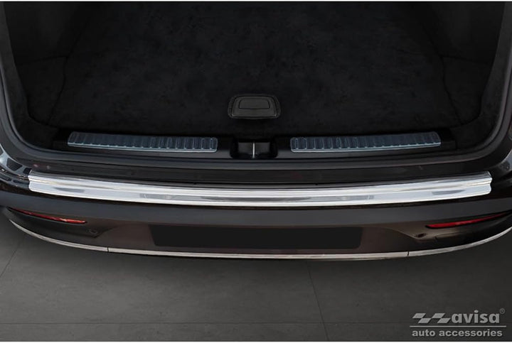 Avisa Edelstahl Heckstossstangenschutz kompatibel mit Mercedes EQC (N293) 2019- 'Ribs'