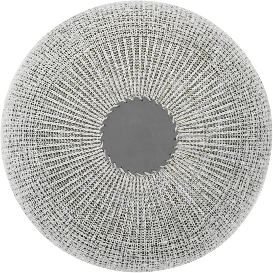 ENGLISH HOME Pouf Hocker, Rund Sitzpouf, Sitzhocker, Sitzpuff, Fusshocker, Strick Puff Hocker für Wo