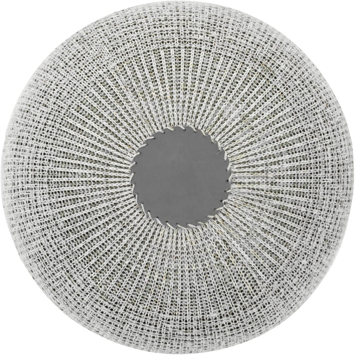 ENGLISH HOME Pouf Hocker, Rund Sitzpouf, Sitzhocker, Sitzpuff, Fusshocker, Strick Puff Hocker für Wo