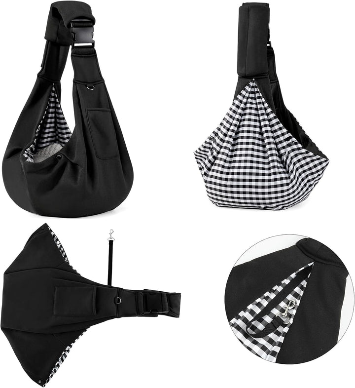 Valleycomfy Tragetuch Hund Haustier Hundetragebeute, Haustier Hundetasche mit verstellbarem, Hund Ka