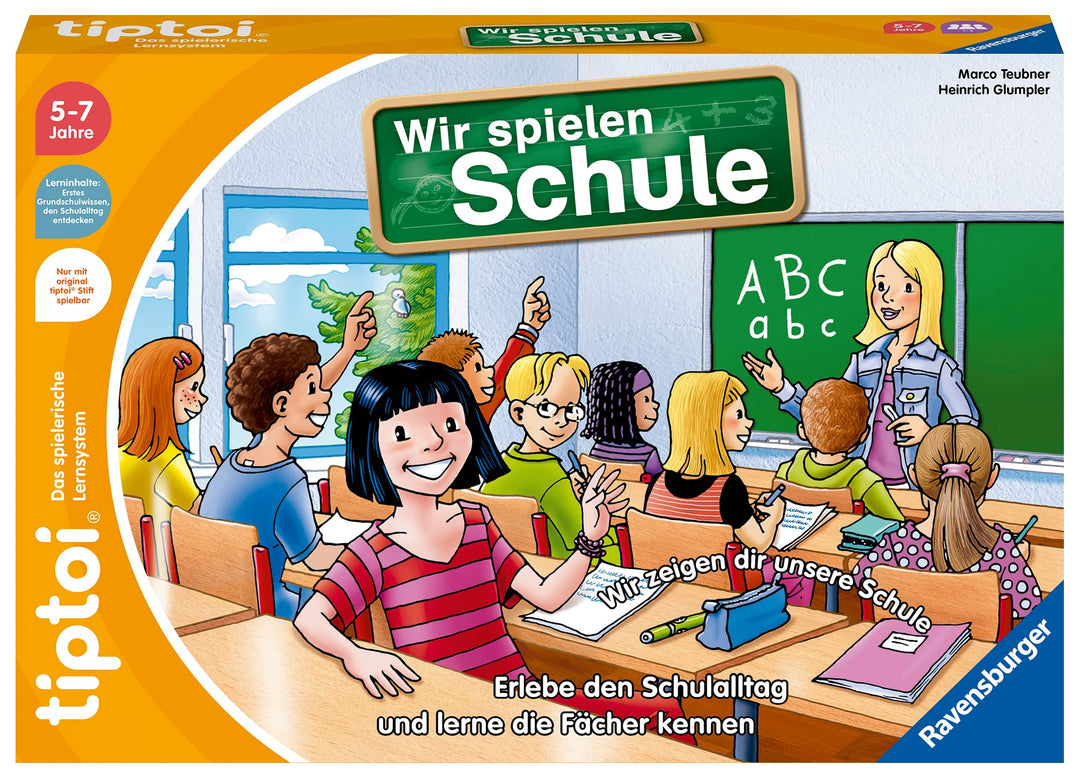 Ravensburger tiptoi Spiel - 00123 Wir spielen Schule - Spiel von Ravensburger ab 5 Jahren für 1-4 Sp