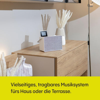 Pure Evoke Play vielseitiges Musiksystem für innen und aussen (DAB+/UKW Radio, Internetradio, Podcas