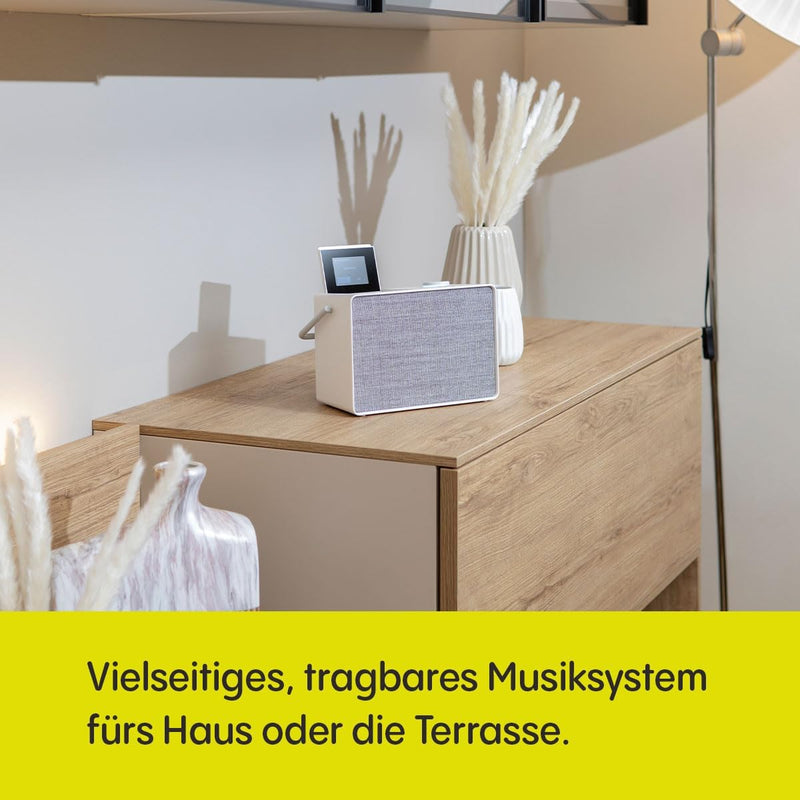 Pure Evoke Play vielseitiges Musiksystem für innen und aussen (DAB+/UKW Radio, Internetradio, Podcas