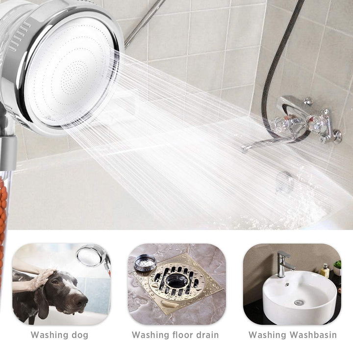 Duschkopf, Magichome Wassersparend Duschkopf Handbrause Ionen 3 Strahlarten mit Druckerhöhung für me