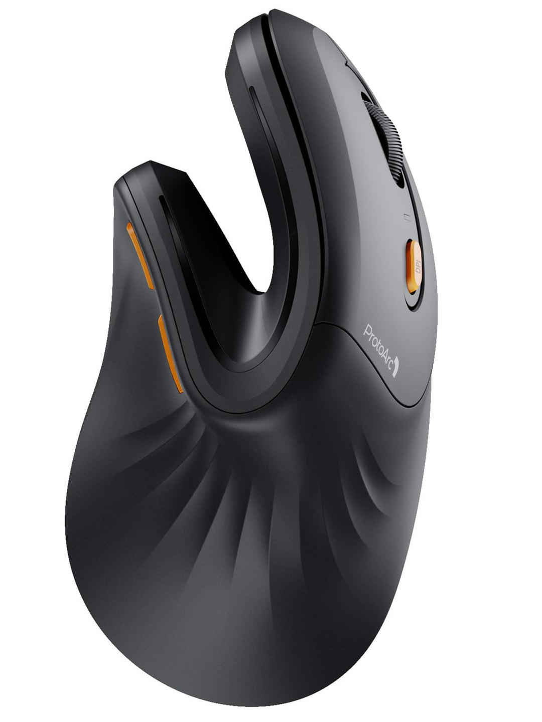 ProtoArc EM11 NL Ergonomische Vertikale Maus, Kabellos Aufladbar Mouse mit 3 Gerät (Bluetooth+Blueto