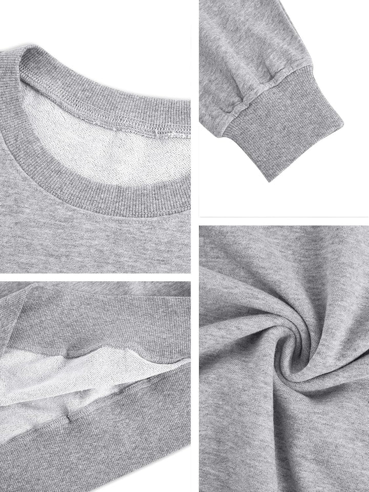Sweatshirt Damen Los Angeles Pullover Oversized Langarmshirt Rundhals Basic Loose Tops Ohne Kapuze T