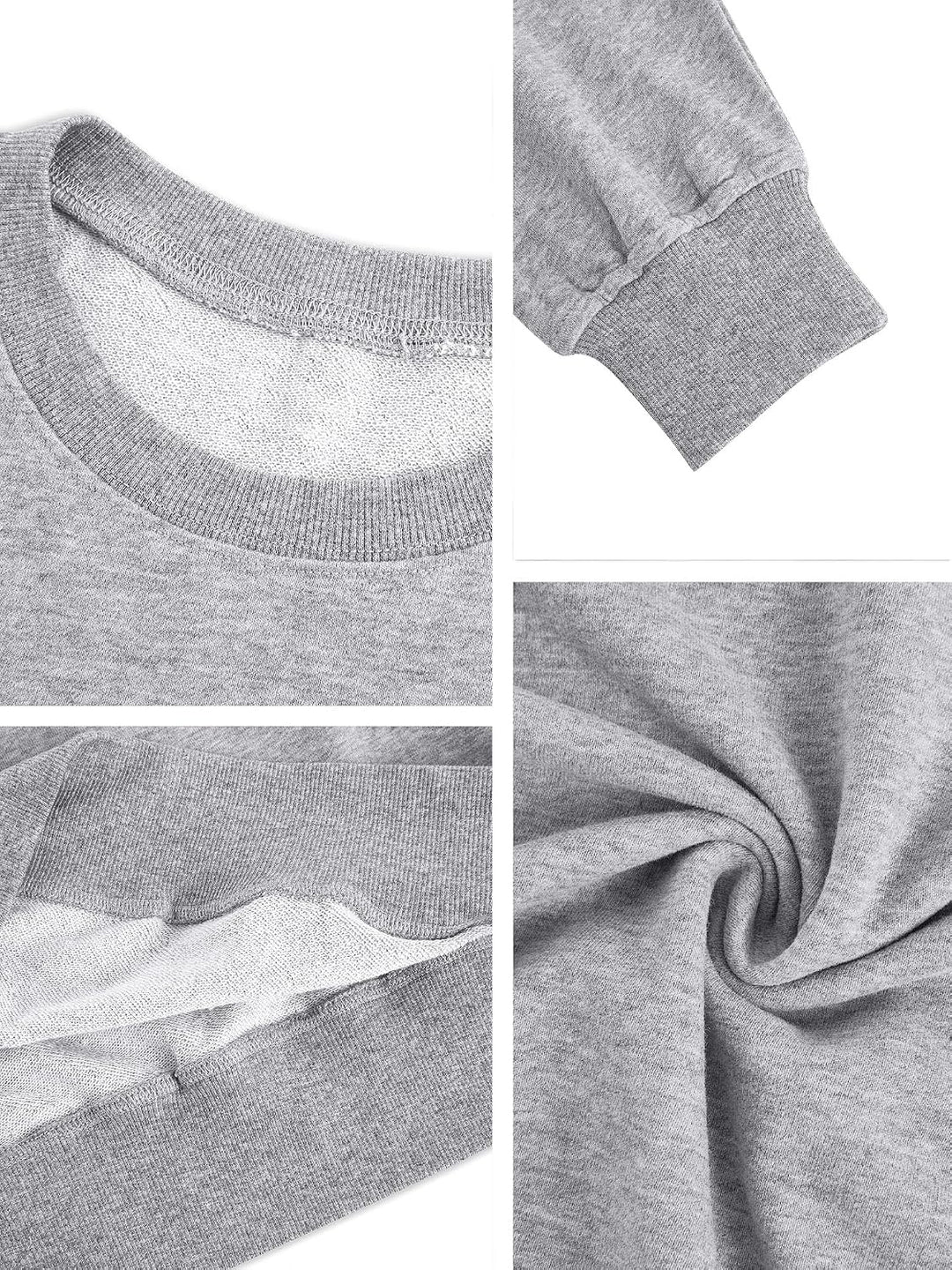 Sweatshirt Damen Los Angeles Pullover Oversized Langarmshirt Rundhals Basic Loose Tops Ohne Kapuze T