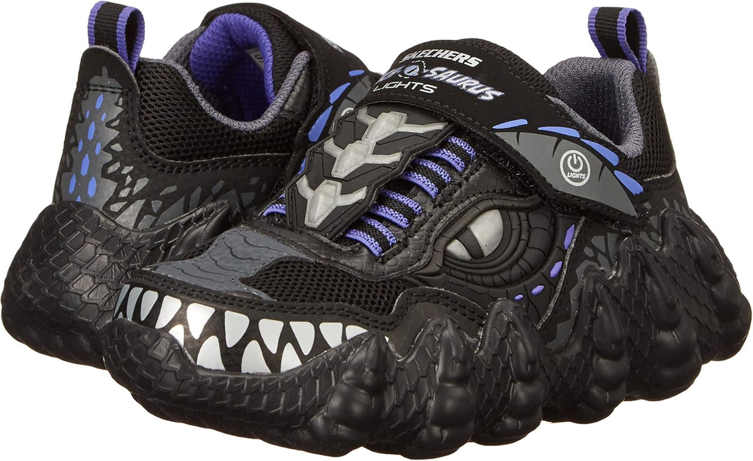 Skechers Jungen 400112l Bklm Sneaker 43 EU Black Charcoal Synthetic Textile Charcoal, 43 EU Black Ch