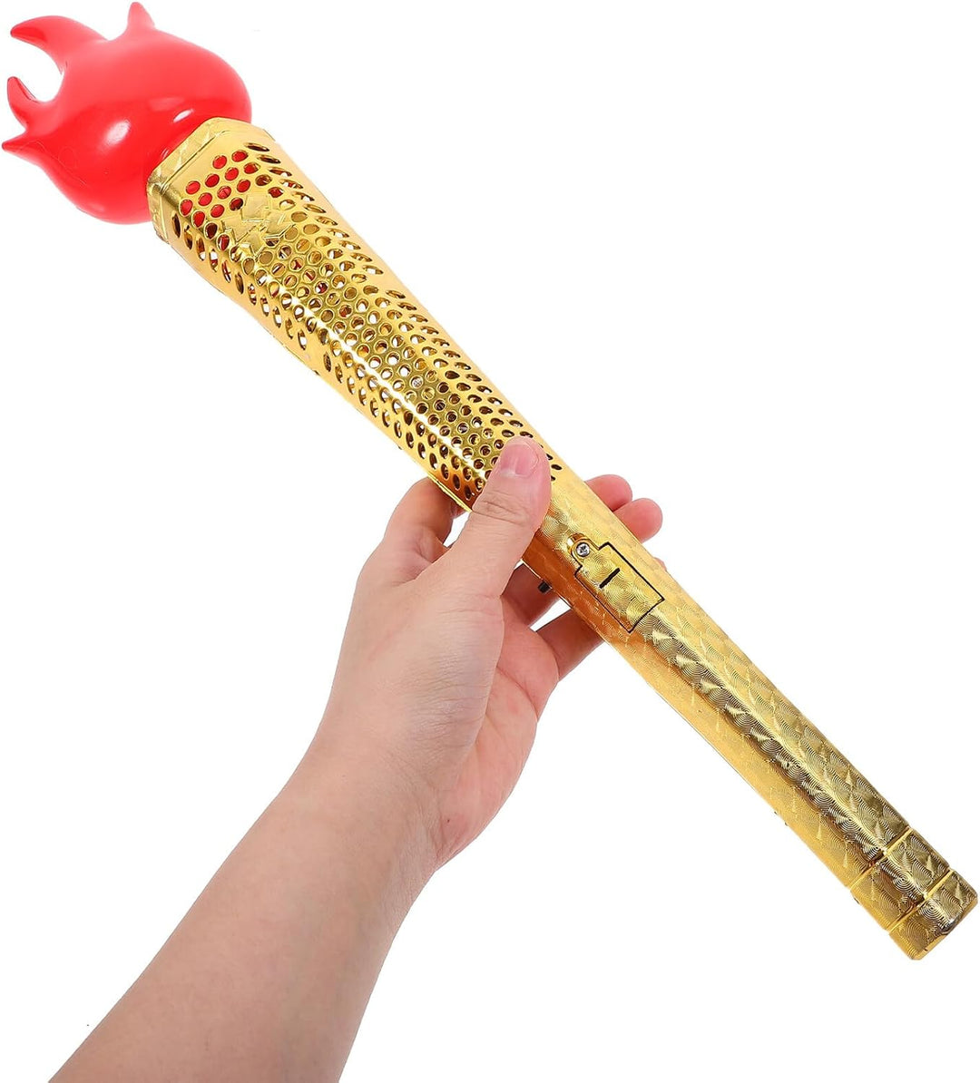 VICASKY Spielzeug Fackel 48cm Kinder Fackel aus Kunststoff Realistische Requisite für Sportveranstal