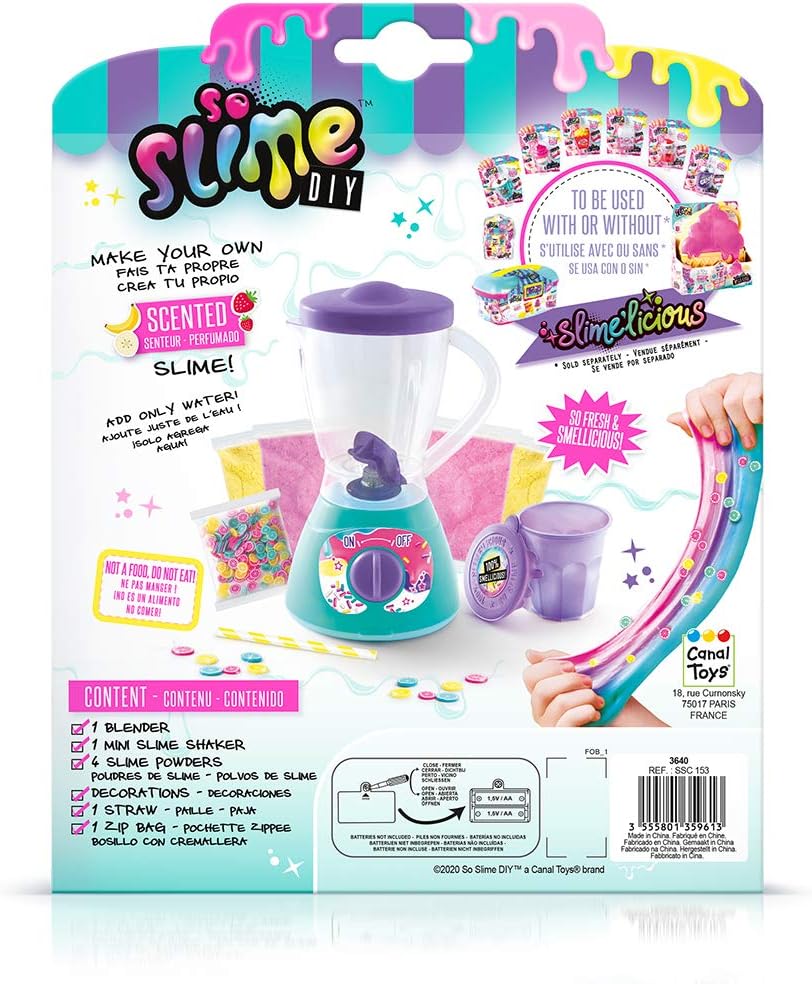 Canal Toys - So Slime DIY - Slime’licious Milkshake - Slime-Set mit Mixer und Duftpulver - Kinder Ba