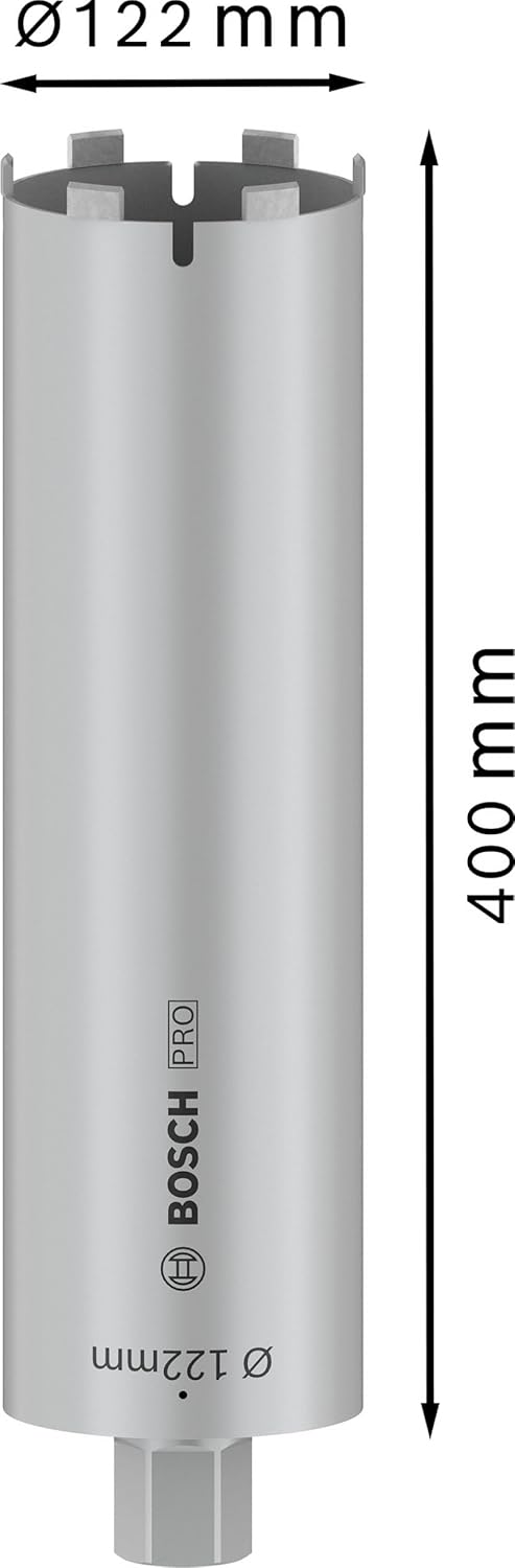 Bosch 1x PRO Multi Material Diamanttrockenbohrkronen für 1 1/4 Zoll UNC und Diamantbohrer (für Kalk-