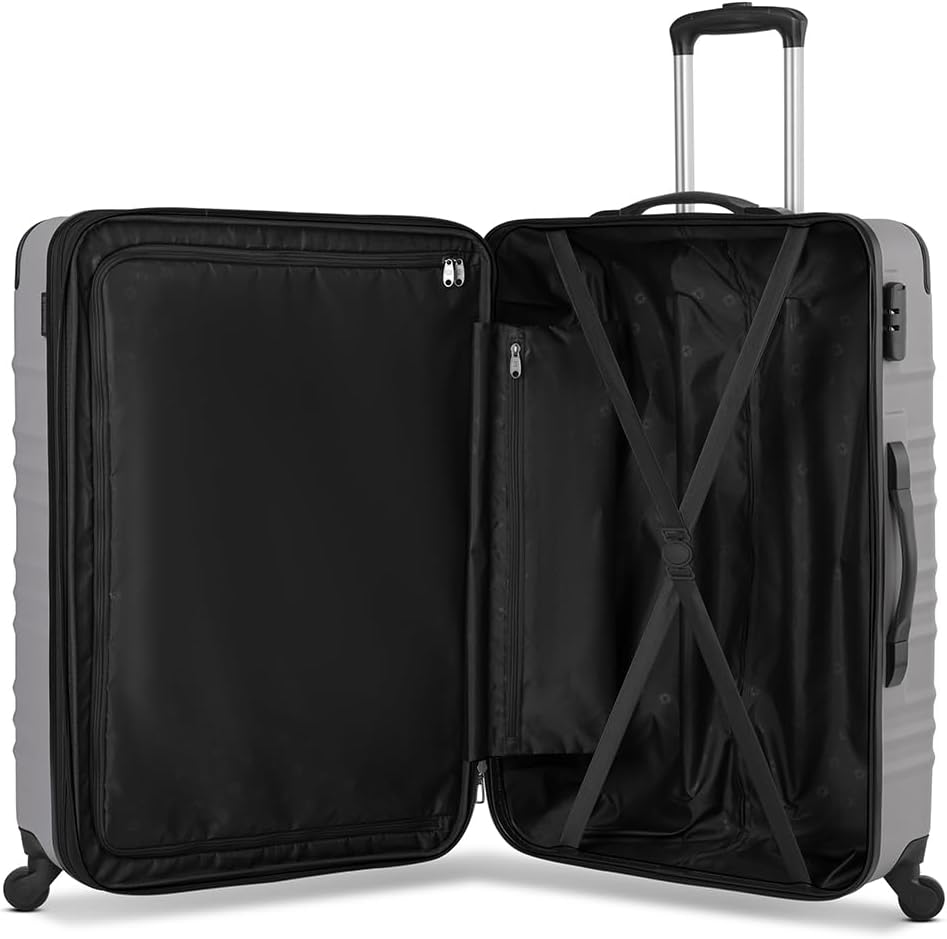 WENGER Check-in Koffer für Damen und Herren | grosser XL Trolley 51 x 30 x 75 cm aus hochwertigem, s