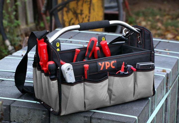 YPC Carrier Werkzeugkorb XL – Tragbare Werkzeugtasche mit stabilem Boden, Wasserfest, Reissfest, Fal