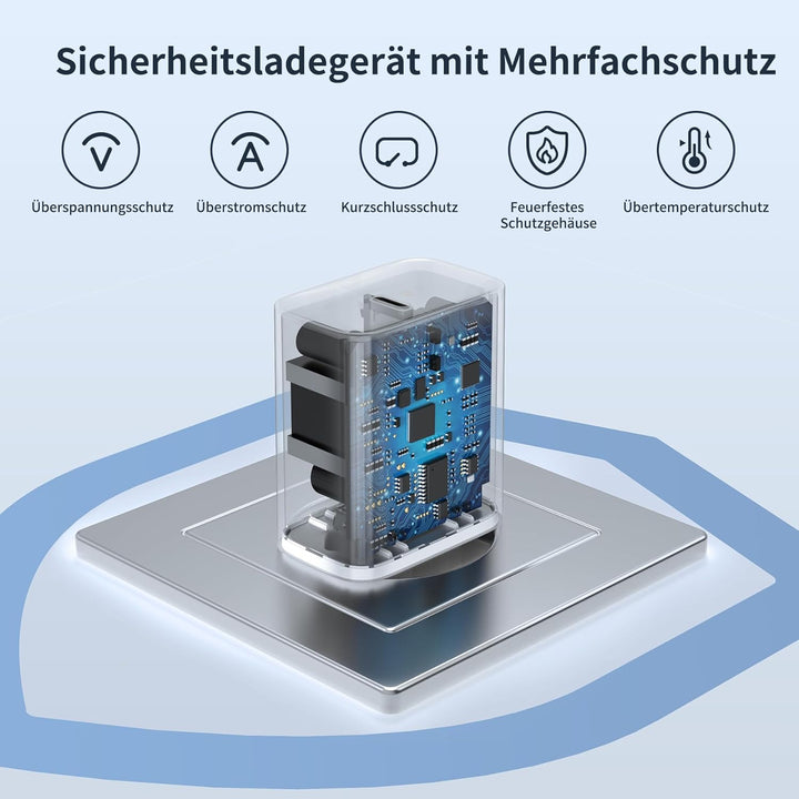 30W Schnellladegerät und Schnellladekabel for iPhone 14/14 Pro/14 Pro Max/14 Plus 13 12 11 SE XR X X