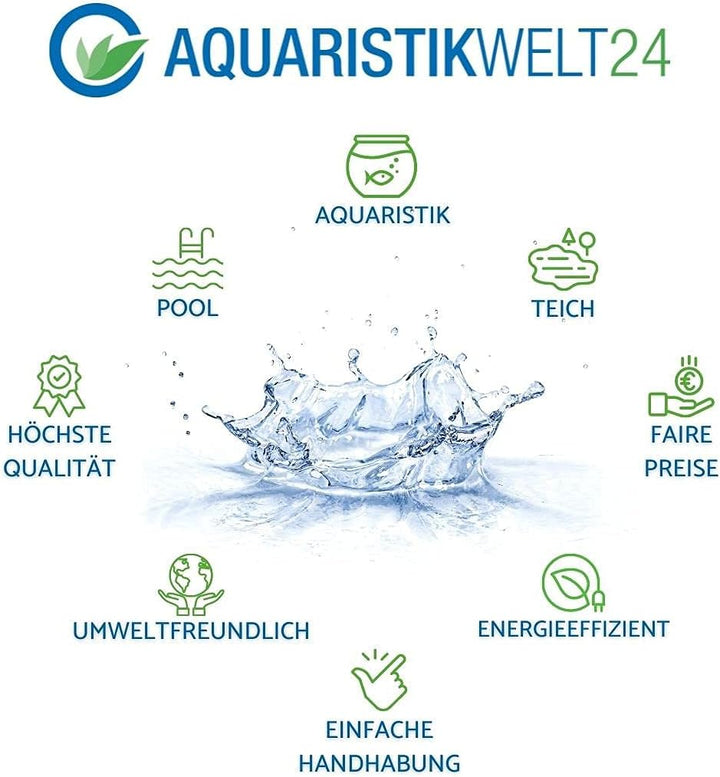 AquaOne Eco Teichpumpe CTF-B 10000 80 Watt 10000l /h I Hochwertige Teichpumpe mit Filter I Spezielle