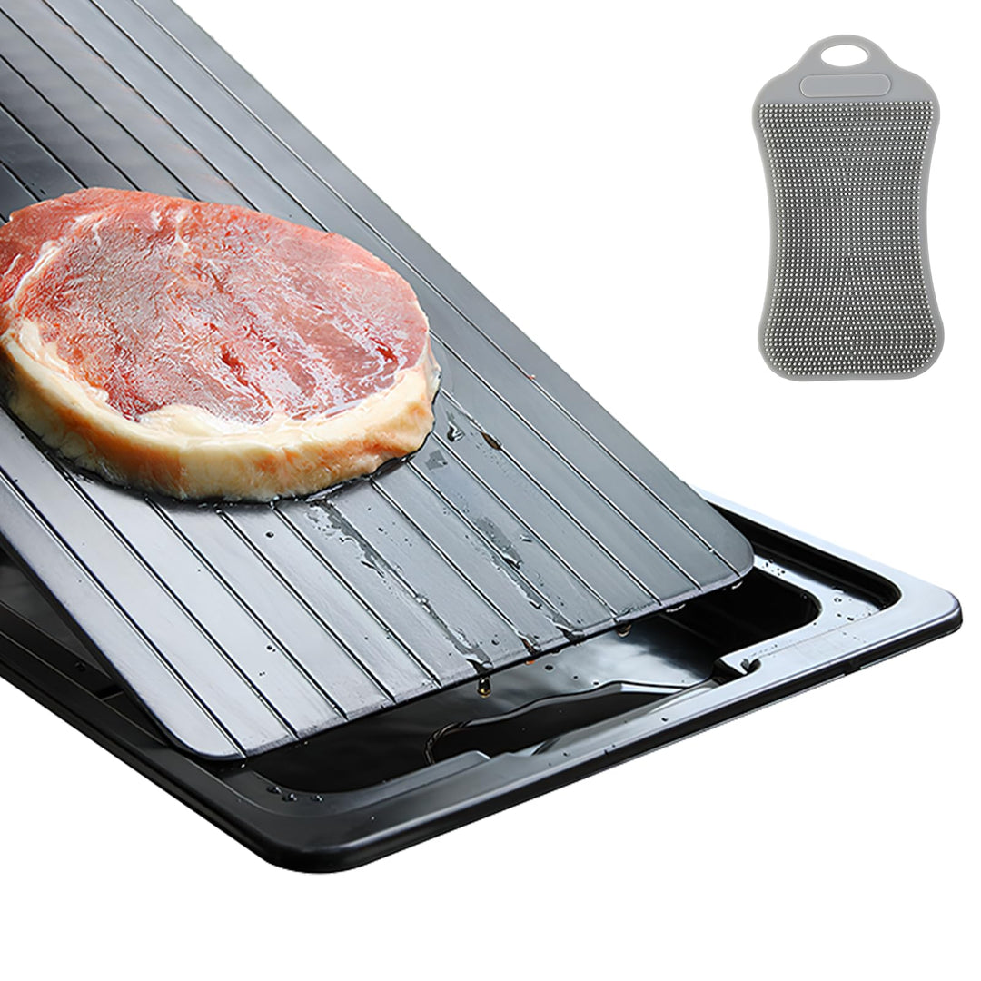Auftauplatte Schnelles Auftauen Fleisch Auftauen Platte Aluminium Abtauplatte 35,5 x 20,5 x 0,2cm Au